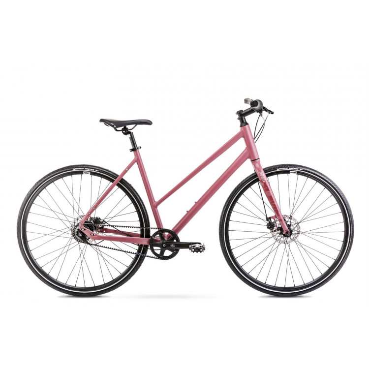 Mestský bicykel ROMET MISTRAL 2 D 2024 M tmavo ružová